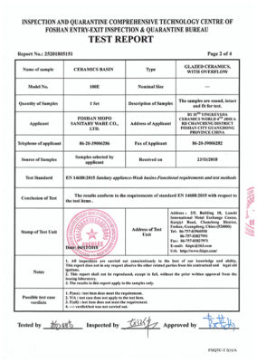 China Sanitary Ware Toilet Smart Toilet products certificate