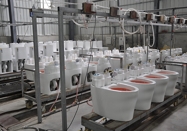 Toilets Production Process-Toilet flush test