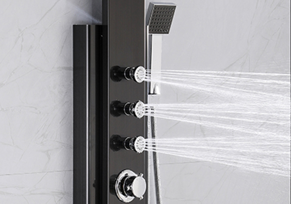 Bathroom wall mount shower column mixer faucet shower panel-shower massage faucet