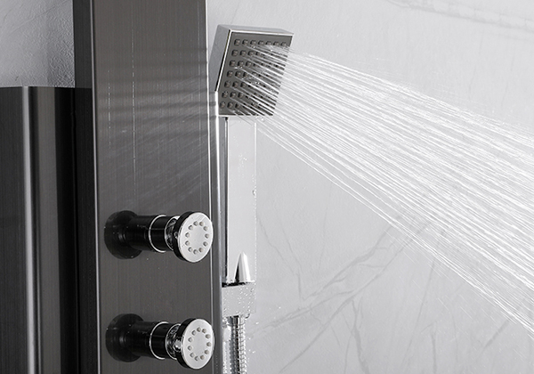 Shower panel-brass lead free material shower head