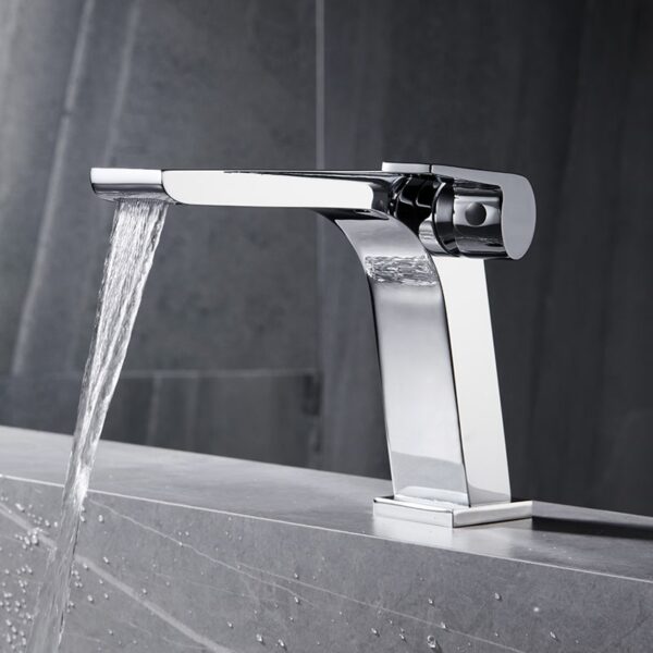 Stainless steel bathroom nickel brushed basin faucet
