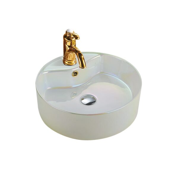 golden sink ceramic bowl bathroom container basin for hotel bathroom